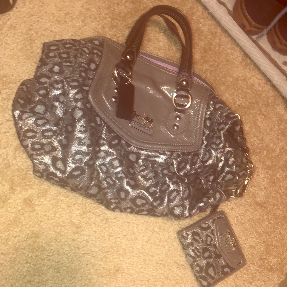 Limited edition discontinued leopard coach